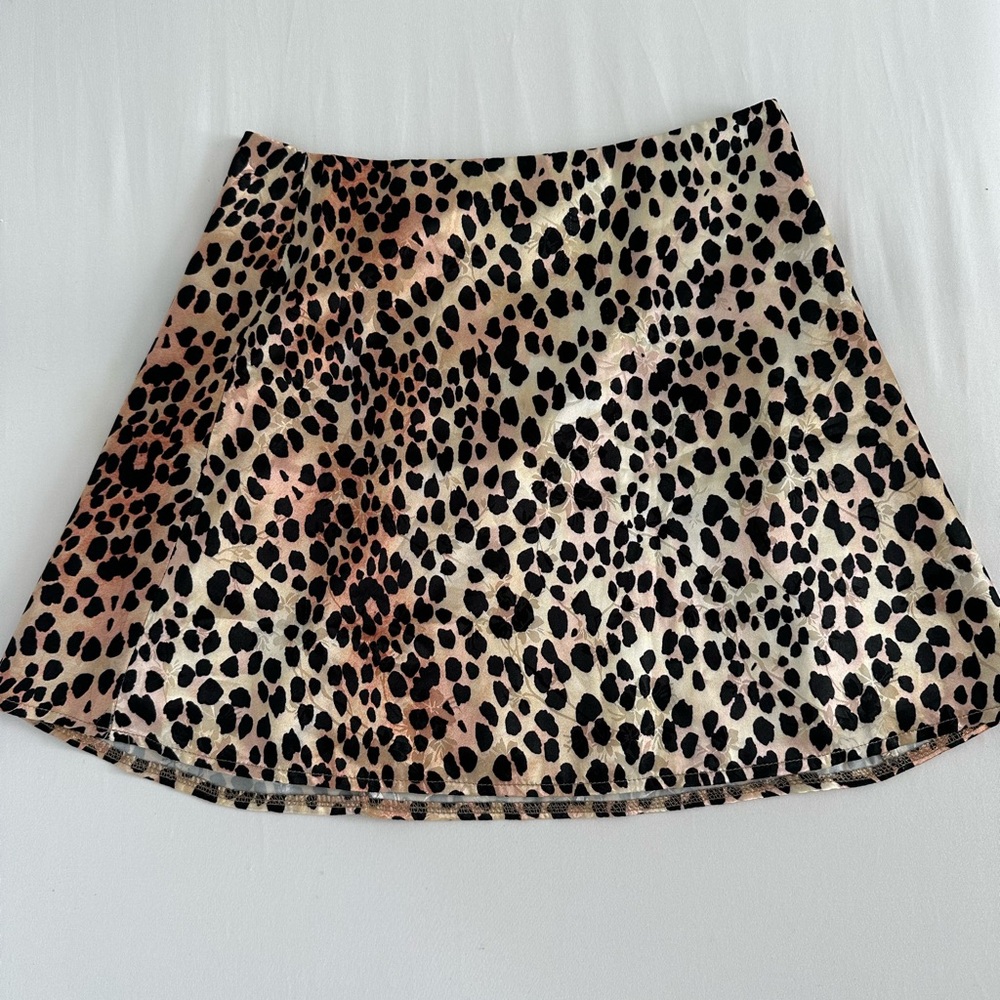 Leopard Print Women's Skirt